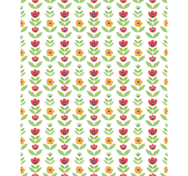 Kvety a listy roleta - Tenstickers