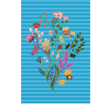 kvetinová roleta botanické usporiadanie - Tenstickers