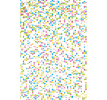 Multicolor dots design kids blind - Tenstickers