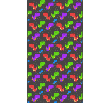 Retro hra dinosaury moderná roleta - Tenstickers
