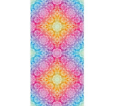 zenová roleta farebný mandala vzor - Tenstickers
