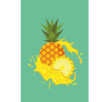 Ananásová roleta na ovocie a zeleninu - Tenstickers