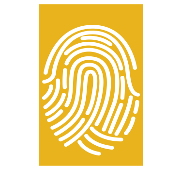 Odtlačok prsta abstraktné umenie Roleta umenie - Tenstickers