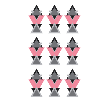moderná roleta geometrické trojuholníkové tvary - Tenstickers