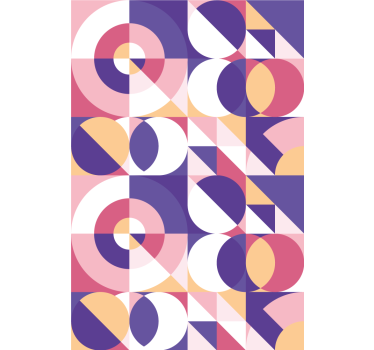 moderná roleta geometrický vzor kruhov - Tenstickers
