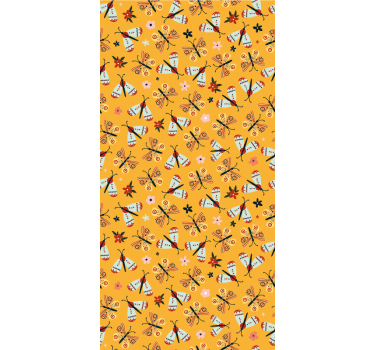 roleta motýle yello tradičný dizajn - Tenstickers