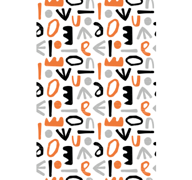 roleta s citátmi geometrické písmená - Tenstickers