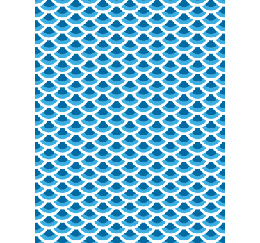Vzorovaná roleta s oceánskym vlnovým vzorom - Tenstickers