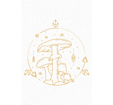 Roleta na okno huby a geometria - Tenstickers