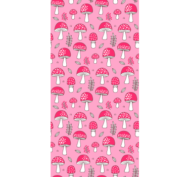roleta na okno kvety hubové vzory - Tenstickers