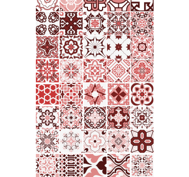 vzorovaná roleta geometrické vzory dlaždíc - Tenstickers