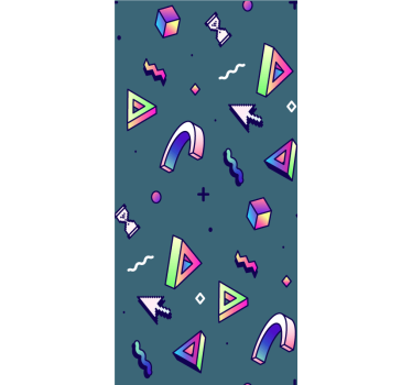 Retro vaporwave objekty teenager Rolety - Tenstickers
