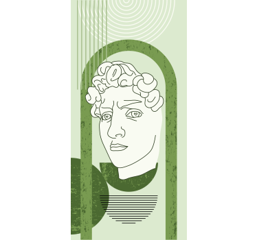obrázková roleta klasický sochársky portrét - Tenstickers