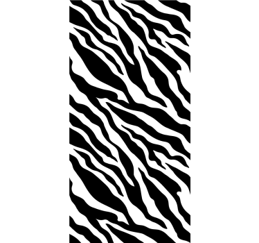 čierna a biela zebra vzor zviera Rolety - Tenstickers