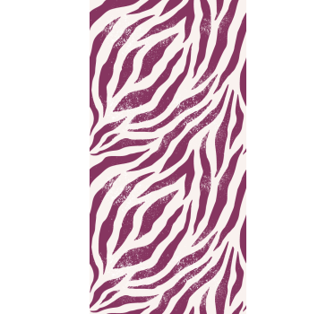 Fialová a biela zebra vzor zvieracia roleta - Tenstickers