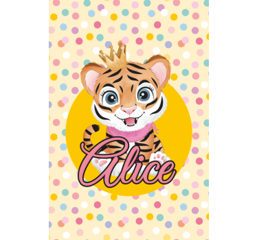 roleta do detskej izby vlastné dieťa tigra - Tenstickers