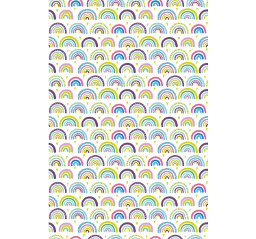 Roleta na okno farebné dúhové vzory - Tenstickers