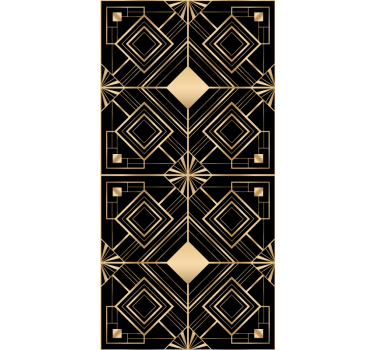 moderná roleta geometrický zlatý vzor - Tenstickers
