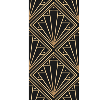 „art deco“ zlaté tvary Roleta elegancia - Tenstickers