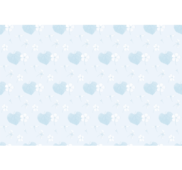 roleta na okno kvety jemné kvetinové srdiečka - Tenstickers