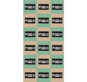 Retro roleta s retro pásikmi - Tenstickers