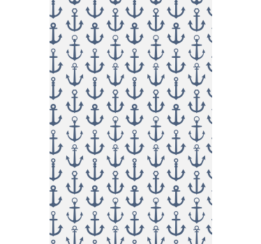 Roleta na okno s námorným vzorom kotvy - Tenstickers