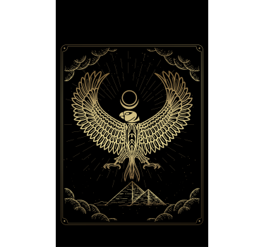 Egyptský boh slnka „horus“ Roleta elegancia - Tenstickers