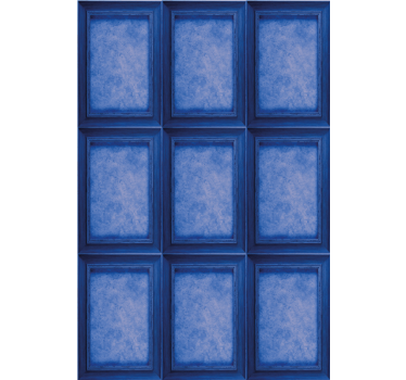 vzorovaná roleta elegantné modré panely - Tenstickers