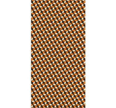 moderná roleta geometrický motív kocky - Tenstickers