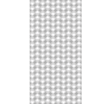 vzorovaná roleta geometrické strieborné vzory - Tenstickers