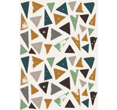roleta do spálne motív geometrického trojuholníka - Tenstickers