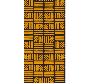 vzorovaná roleta geometrický žltý vzor - Tenstickers