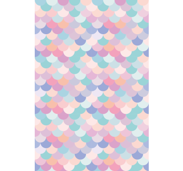 Geometrické závesné kruhy obývačková roleta - Tenstickers