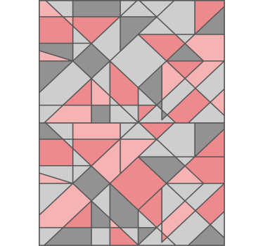 vzorovaná roleta usporiadanie geometrických tvarov - Tenstickers