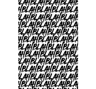 roleta s citátmi expresívny typografický vzor - Tenstickers