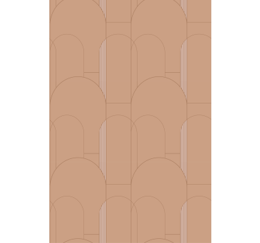 moderná roleta dizajn geometrických kriviek - Tenstickers