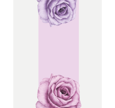 roleta na okno kvety akcent fialovej ruže - Tenstickers