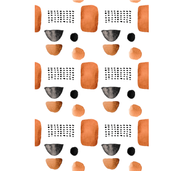 roleta do kancelárie minimalistické geometrické tvary - Tenstickers