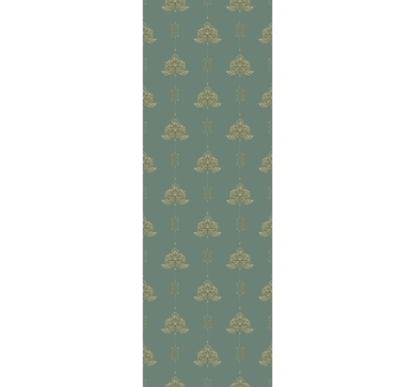 Tropické jugendstil zlaté kvety - Tenstickers