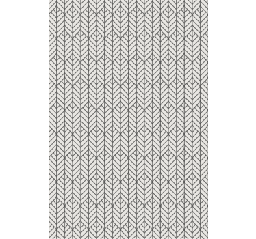 Elegantný kvetinový vzor rybej kosti - Tenstickers