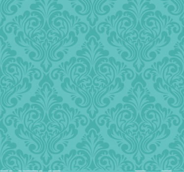 tyrkysová roleta damask - Tenstickers