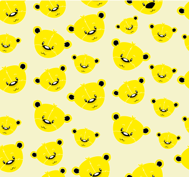 roleta na okno žltá nesie vzor - Tenstickers