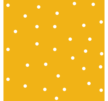 roleta na okno žltá vzor bielych bodiek - Tenstickers