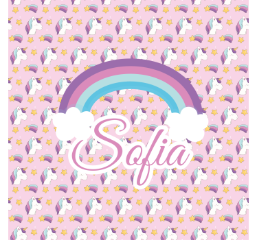 roleta na mieru vzor jednorožca - Tenstickers