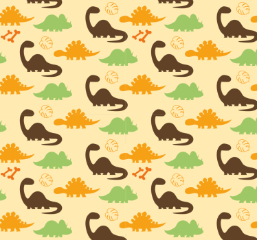 roleta na okno dinosaury béžové pozadie - Tenstickers