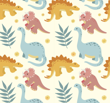 roleta na okno dinosaury minimalistický štýl - Tenstickers