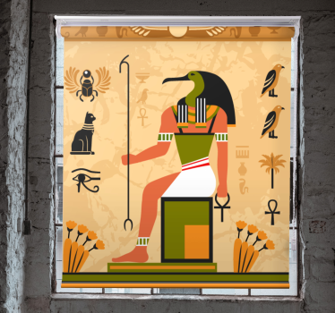 Egyptský boh mesiaca pôvodný Rolety - Tenstickers