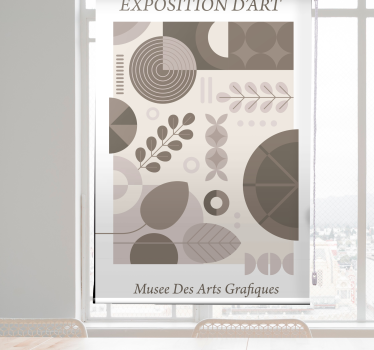 Expozícia grafickej klasickej rolety - Tenstickers