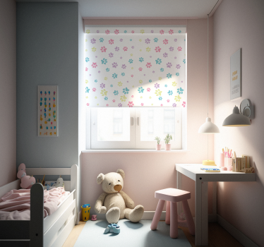 Fantastické farebné psie labky zvieracia roleta - Tenstickers
