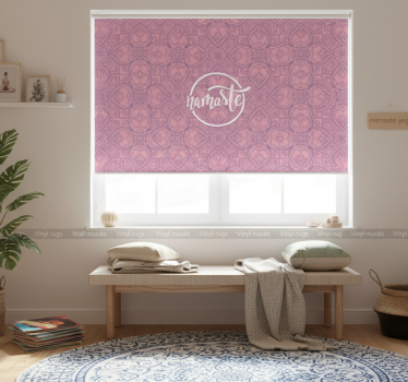 Fialová roleta pre jogu namaste - Tenstickers